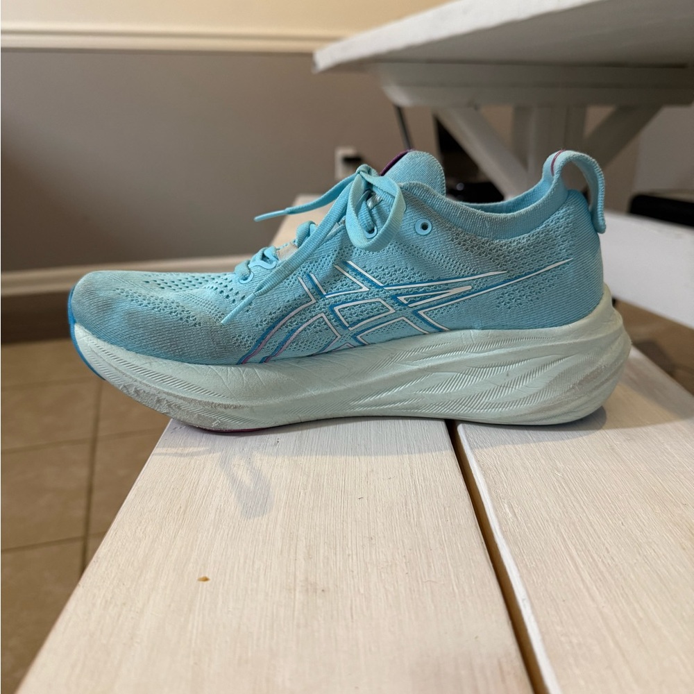 Asics Sky Blue Athletic Sneakers - Picture 4 of 12
